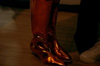 Marques’Almeida AW15 Womenswear Shiny Metallic knee Boots 21
