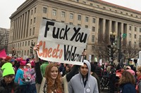 Women’s March Washington D.C protest 2
