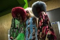 Backstage at the AW20 Central Saint Martins MA fashion show 29