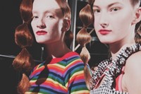 Molly Goddard SS17 womenswear backstage Dazed 1