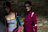 Backstage at the AW20 Central Saint Martins MA fashion show 7