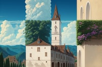Checkered Village, @MrUgleh