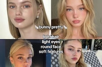 Bunny pretty, visual weight Tiktok glow-up culture