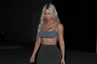 Yeezy Season 6 Kim Kardashian paparazzi pictures 3