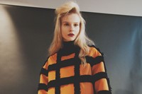 Roksanda AW15, Womenswear, London, Fashion Week checker fur 0