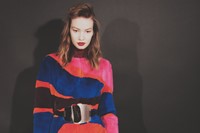 Roksanda AW15, Womenswear london fashion Week fur stole belt 4