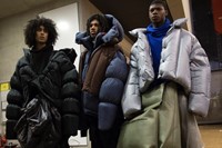 Backstage at the AW20 Central Saint Martins MA fashion show 22