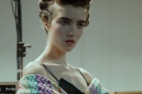 Missoni AW15 Womenswear Dazed backstage throw marble knit 4