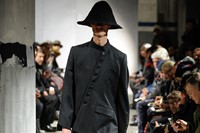 Comme des Gar&#231;ons Homme Plus AW15 Oversize Hat Tunic Grey 13