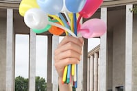 Jeff Koons, Bouquet of Tulips (2016)