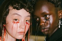 Simone Rocha AW23 LFW Dazed beauty 0