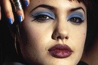 Angelina Jolie Hackers (1995) blue eyeshadow 9