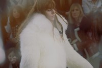 Louis Vuitton AW15 Dazed runway womenswear Freja Beha fur 1
