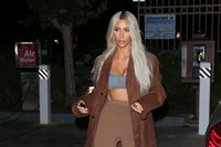 Yeezy Season 6 Kim Kardashian paparazzi pictures 7