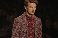 Missoni Red Knitted Suit Milan AW15 3