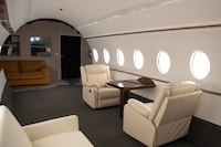 Private jet studio set