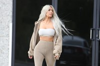 Yeezy Season 6 Kim Kardashian paparazzi pictures 4
