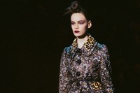 Marc Jacobs AW15 Dazed Womenswear runway leopard print shine 0