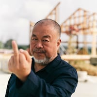 Ai Weiwei at his studio
