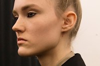 Prada AW15, makeup Pat McGrath, Dazed backstage 12