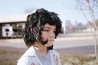 little girl, elvis presley boulevard, memphis, 2014 2