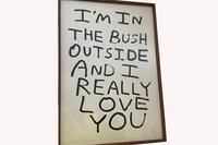 Babak Ganjei, “I’m in the bush outside...”