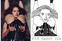 Rick Owens SS16 Badly drawn models 4
