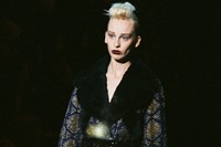 Marc Jacobs AW15 Dazed Womenswear runway snakeskin fur lapel 15