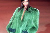 Naomi Campbell at YSL retrospective, 2002 4