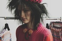 Sibling AW15, Backstage Dazed, Womenswear pink goth punk 5