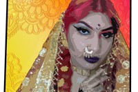 Sanam Sindhi artwork by Liv Thurley Polyester zine 3