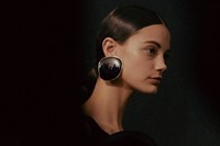 Armani Priv&#233; Haute Couture SS15 Reflection Large Earrings 3