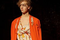 Vivienne Westwood AW15 Dazed Womenswear orange dress man 13