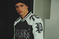 Philipp Plein AW15 Sports sweatshirt Black and White Shimmer 18