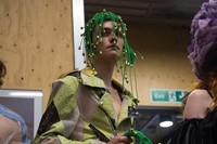 Backstage at the AW20 Central Saint Martins MA fashion show 18