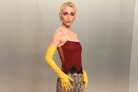 Emma Chamberlain at the Vanity Fair Oscars party 2026