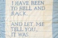 Louise Bourgeois, “Untitled (I Have been to Hell and Back)” 2