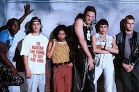 The cast of Hackers 1995 Angelina Jolie, Jonny Lee Miller