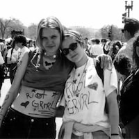 Riot grrrls in the 90s
