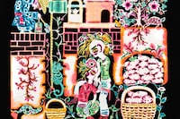 Xiyadie_Sorting Sweet Potatoes_2019_143 x 140 cm f