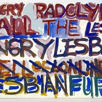 Louise Fishman, “Angry Radclyffe Hall” (1973)
