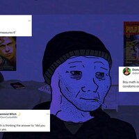 Boy math doomer collage