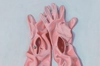 Portia Munson, “Pink Gloves” 2