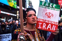 free iran protest war