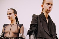 ann demeulemeester paris fashion week pfw leather 1