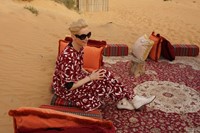 Tilda Swinton in Dubai by Amanda Harlech 8