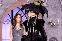 Lady Gaga at the Wednesday Season 2 Graveyard Gala