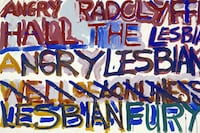 Louise Fishman, “Angry Radclyffe Hall” (1973)