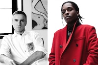 a$ap dior homme raf simons calvin klein