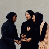 Hijab women hairdressers